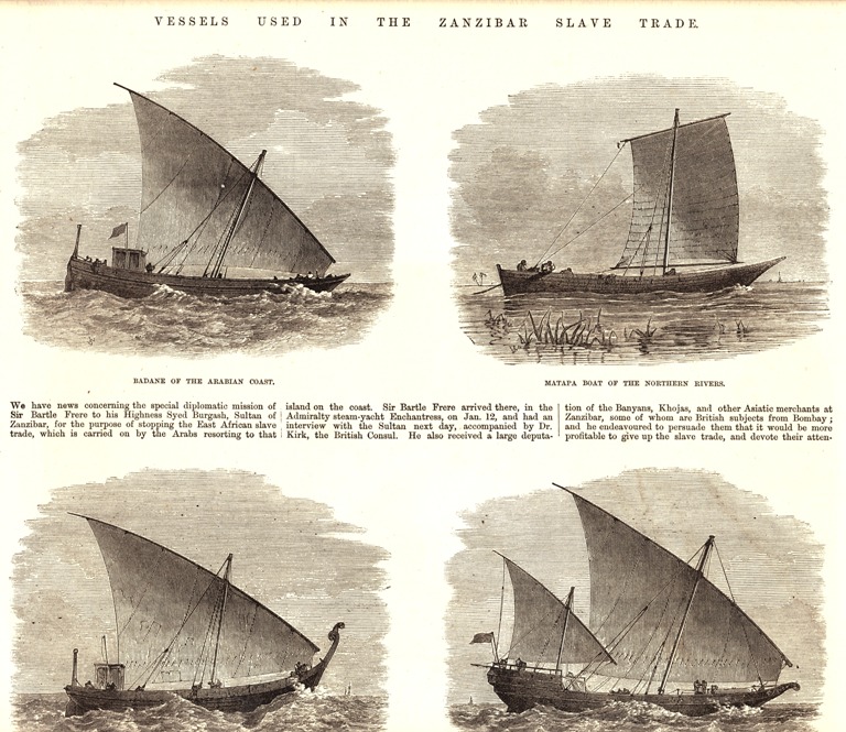 Omani Slave ships Zanzibar 