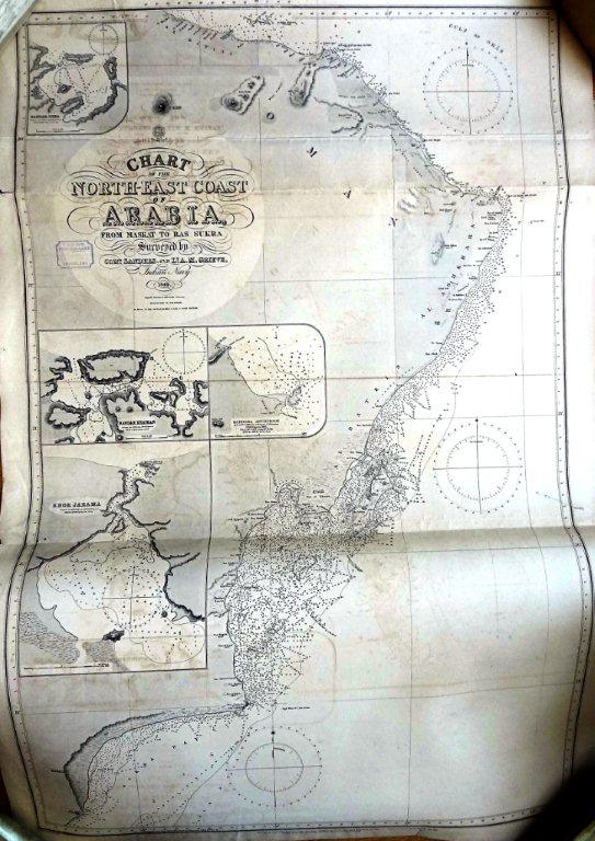 Antiuqe sea map Oman Sanders