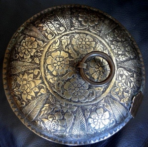 Omani antique brass pot