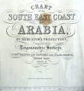 Chart of the south east coast Arabia