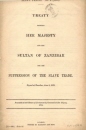 1873 Slave trade treaty between Sultan Zanzibar and Britian