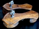 Omani antique wooden shoes