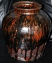 Antique Omani glazed pottery