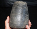 HVWO023II Steatite Vessel vase Oman Chlorite 