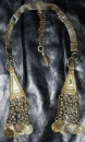 Antique Omani silver Triangle Earring Hangings (named Kharam or Sils