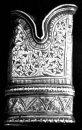 Antique Omani silver sword ornaments