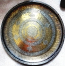 Antique Omani brass plate